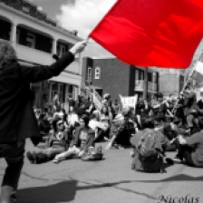 La jeunesse, sève d'un printemps rouge. Québec, avril 2012.